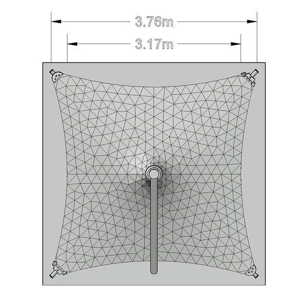 Column-Supported Fabric Shade — 09